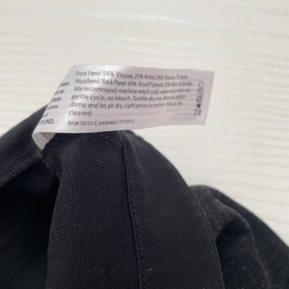 Eileen Fisher Womens Pants 12 Black Ponte Slim Straight Knit Stretch Work - Picture 4 of 6